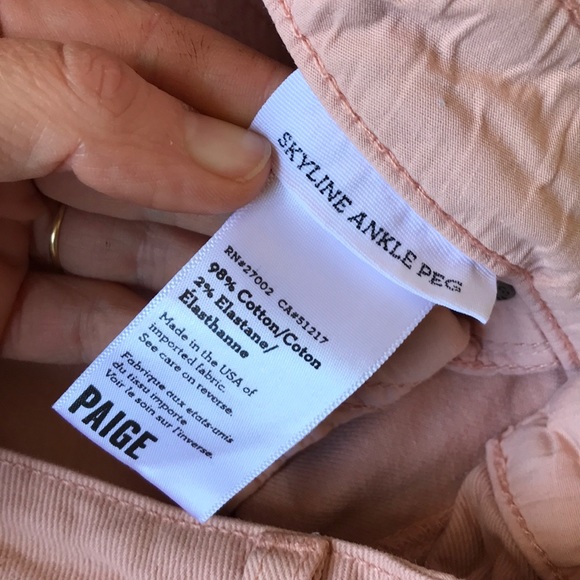 PAIGE Skyline Ankle Peg Skinny Jeans ANTHRO 29 - Picture 6 of 7